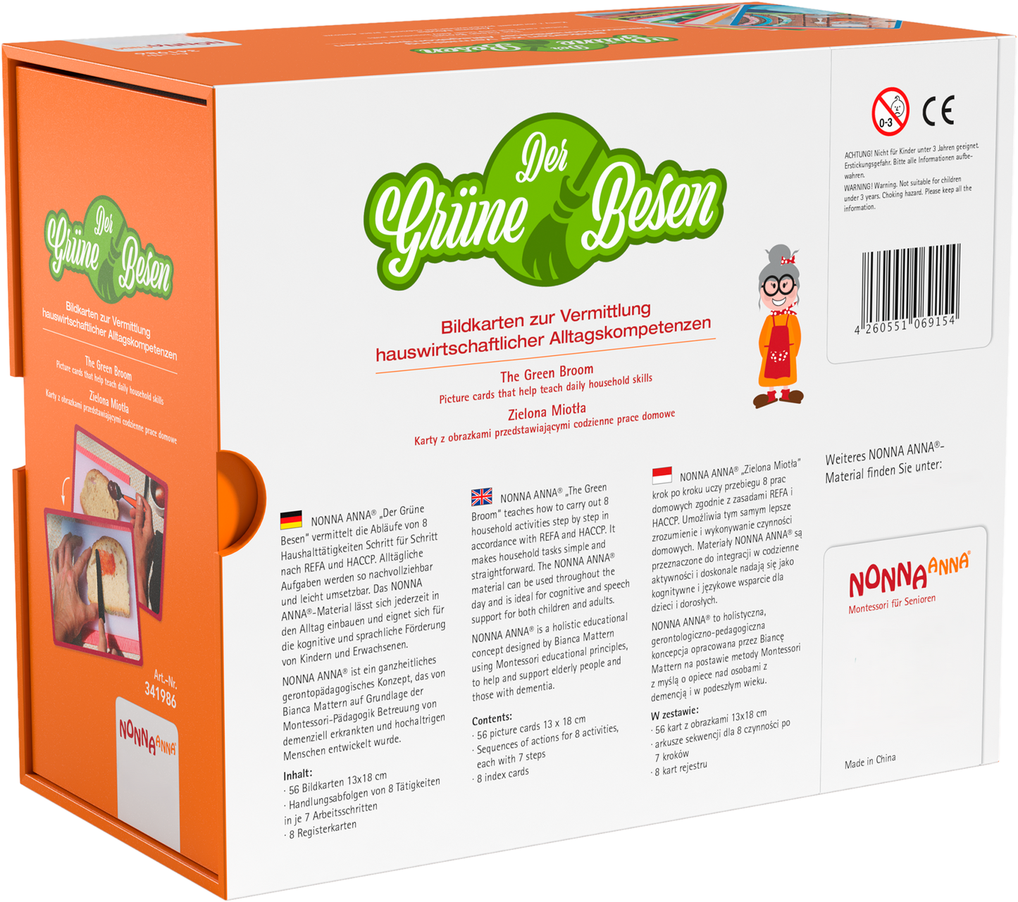 NONNA ANNA® Der Grüne Besen, 56 Karten