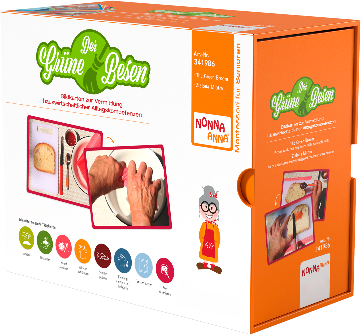NONNA ANNA® Der Grüne Besen, 56 Karten
