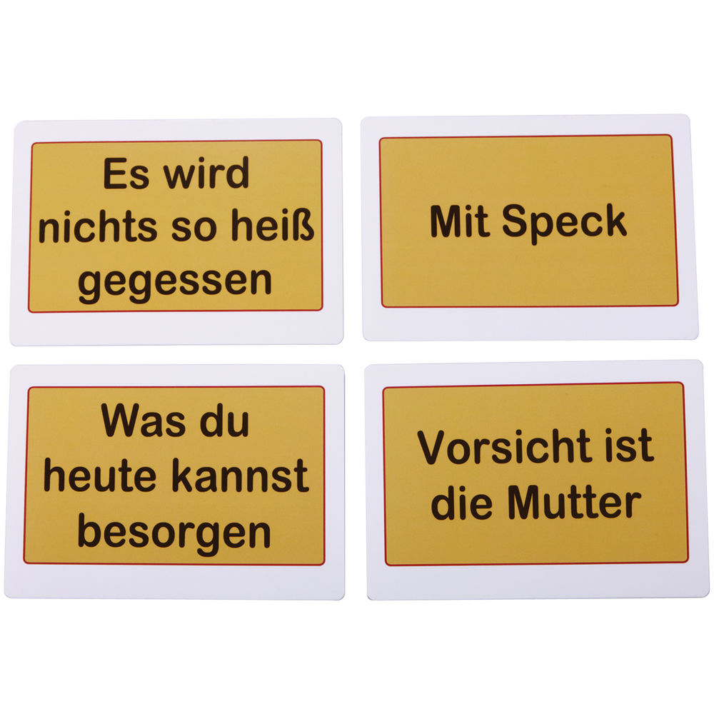 NONNA ANNA® Sprichwortkarten (40 Karten)