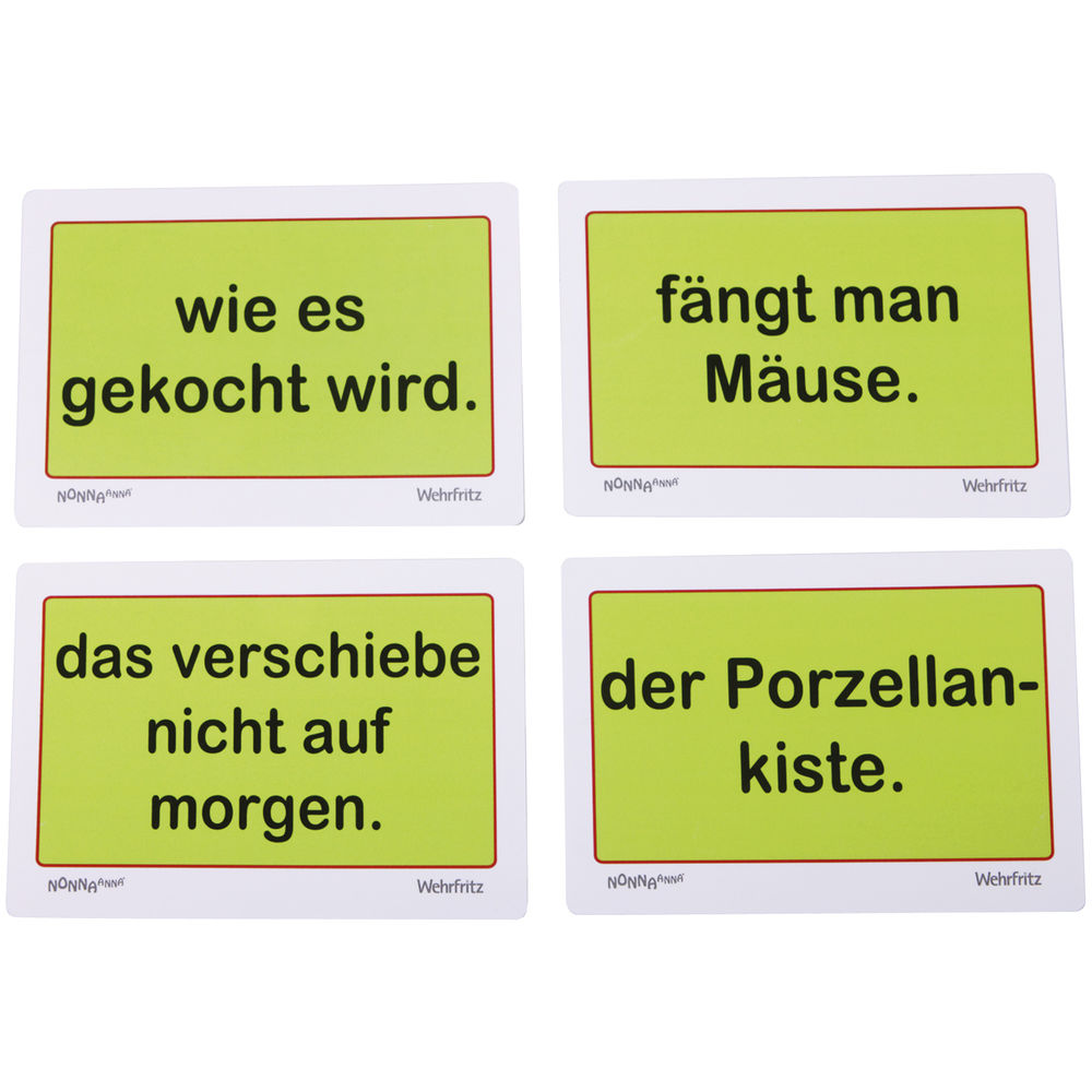 NONNA ANNA® Sprichwortkarten (40 Karten)