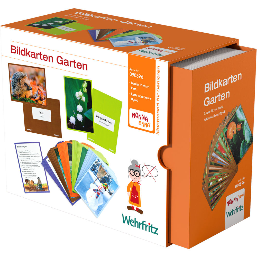 NONNA ANNA® Bildkarten Garten, 80 Karten