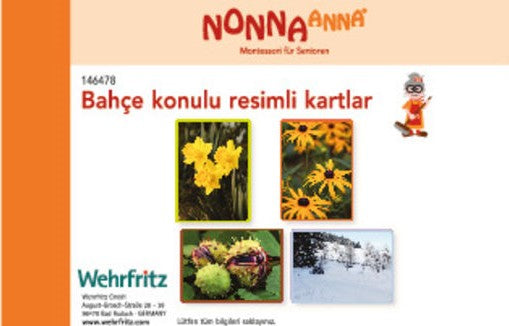 NONNA ANNA® Bildkarten Garten Türkisch